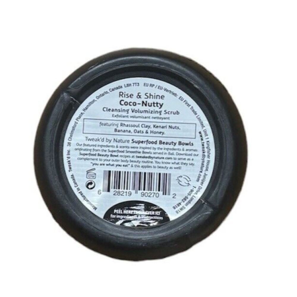 2 Tweak’d By Nature Rise & Shine Coco Nutty Cleansing Volumizing Scrub 8 oz - Picture 3 of 3